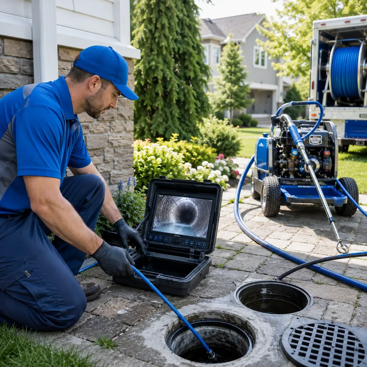 Outdoor drain cleaning professionals serving South Boston, VA
